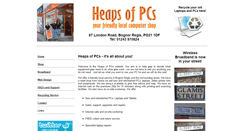 Desktop Screenshot of heapsofpcs.com