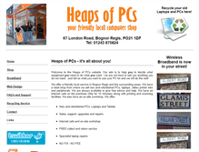 Tablet Screenshot of heapsofpcs.com